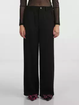 Костюмные брюки "PCCAMIL HW WIDE PANT NOOS" Pieces, черный