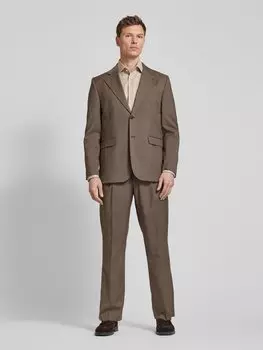 Костюмные брюки прямого кроя из шерсти Лана, модель «KIRKLAND» ANNARR