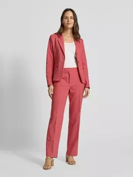 Костюмные брюки прямого кроя со шлевками для ремня s.Oliver BLACK LABEL, коралл