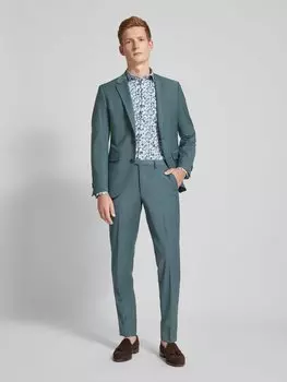 Костюмные брюки прямого кроя со стрелками, модель «MONOPOLI» Cinque, темно-зеленый