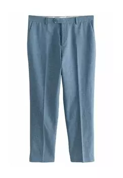 Костюмные брюки REGULAR FIT-TEXTURED - Trousers Next, синий