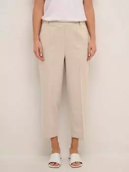 Костюмные брюки с эластичным поясом sakura KAFFE, цвет Feather Gray