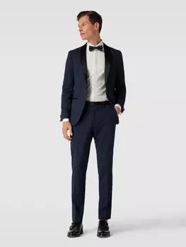 Костюмные брюки с задними карманами McNeal, темно-синий