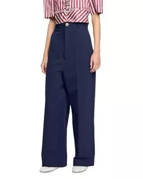 Костюмные брюки Sandro, синий