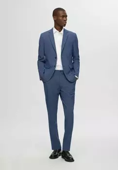 Костюмные брюки Selected Homme, темно-синий