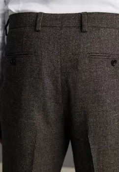 Костюмные брюки SIGNATURE ITALIAN TEXTURED REGULAR FIT Next, коричневый