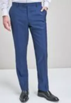 Костюмные брюки SIGNATURE SUIT TROUSERS REGULAR FIT Next, синий