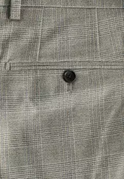 Костюмные брюки SLIM FIT CHECK Next, бежевый