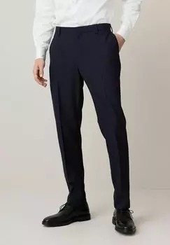 Костюмные брюки SLIM FIT STRIPED - Trousers Next, синий