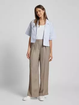 Костюмные брюки со стрелками Calvin Klein Womenswear, песочный