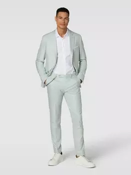 Костюмные брюки со структурированным узором Cinque, светло-зеленый