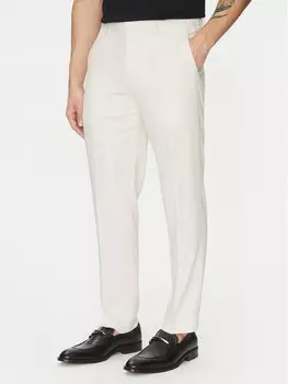 Костюмные брюки стандартного кроя MK0SP01067 Michael Kors, экрю