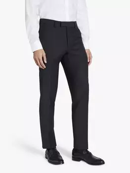 Костюмные брюки строгого кроя Moss Performance, черные