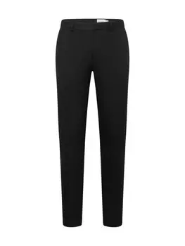 Костюмные брюки TOPMAN Skinny Pleated Pants, черный