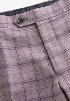 Костюмные брюки Trimmed Check Next, розовый