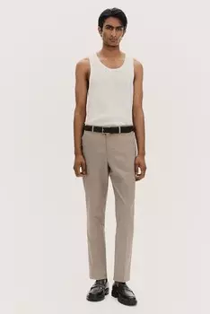 Костюмные брюки узкого кроя H&M, серый