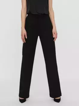 Костюмные брюки Vero Moda "VMZAMIRA MR SLIM STRAIGHT PANT", черный