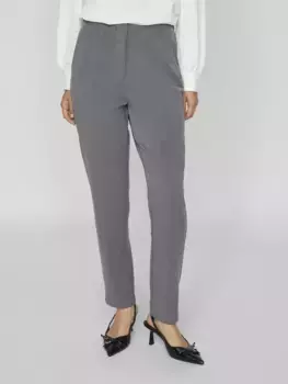 Костюмные брюки Vila "VIVARONE HW PANTS-NOOS", серый