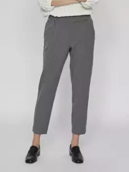 Костюмные брюки Vila "VIVARONE HW SLIM PANT - NOOS", серый