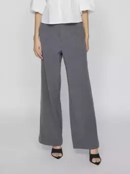 Костюмные брюки Vila "VIVARONE HW WIDE PANT - NOOS", серый
