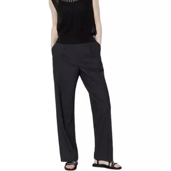 Костюмные брюки женские черные Uniqlo