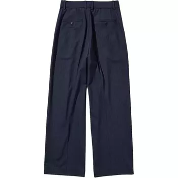 Костюмные брюки женские темно-синие Uniqlo