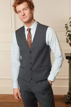 Костюмный жилет из полушерсти Next, синий