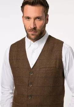 Костюмный жилет JP1880, коричневый