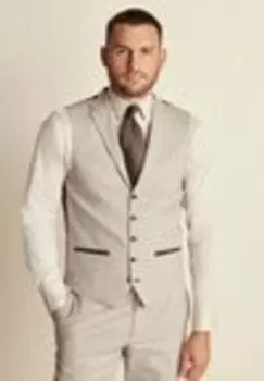 Костюмный жилет Next, бежевый