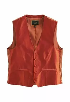 Костюмный жилет TEXTURED-REGULAR FIT Next, оранжевый