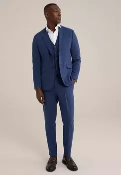 Костюмный жилет WE Fashion, голубой