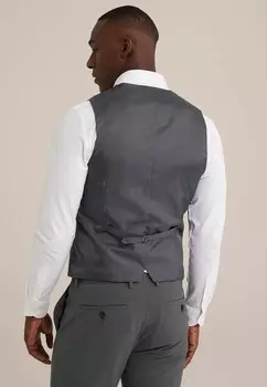 Костюмный жилет WE Fashion, зеленый