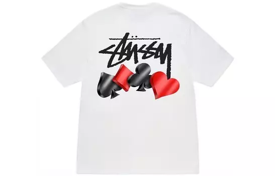 Костюмы Футболка Белая Stussy, хаки