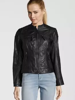 Косуха кожаная куртка "бастия" 7 Eleven, черный