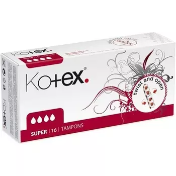 Котекс Супер Тампон Kotex