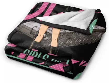 Kou RY Одеяло для девочек и танков Фланелевое одеяло Кондиционер Одеяла для дивана-кровати Гостиная Спальня 40 "X30" KouRY, Black