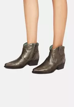 Ковбойские/байкерские ботильоны EAST Felmini, цвет metal marvin lylam marmo