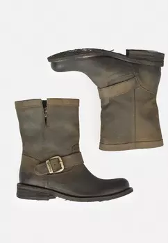 Ковбойские/байкерские ботильоны Felmini, зеленый