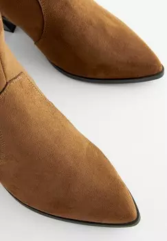 Ковбойские/байкерские ботильоны FOREVER COMFORT WESTERN Next, коричневый