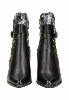 Ковбойские/байкерские ботильоны LAURA VITA, черный