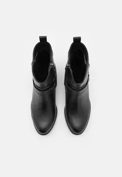 Ковбойские/байкерские ботильоны Marco Tozzi, черный