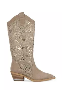 Ковбойские/байкерские ботинки BRILLOS Alma en Pena, цвет marrn claro