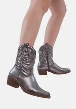 Ковбойские/байкерские ботинки Elara, серебряный