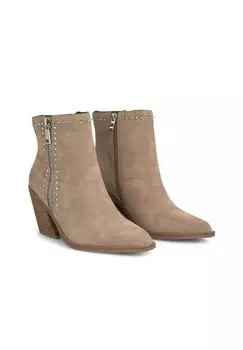 Ковбойские/байкерские ботинки по щиколотку Alma en Pena, коричневый