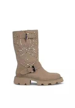 Ковбойские/байкерские ботинки по щиколотку Alma en Pena, коричневый