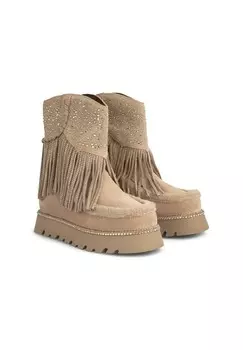 Ковбойские/байкерские ботинки по щиколотку Alma en Pena, коричневый