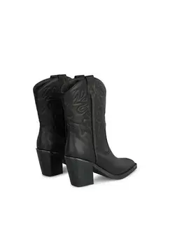 Ковбойские/байкерские ботинки по щиколотку Alma en Pena, черный