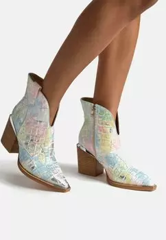 Ковбойские/байкерские ботинки по щиколотку Alma en Pena, мультиколор