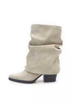 Ковбойские/байкерские ботинки по щиколотку Bata, бежевый