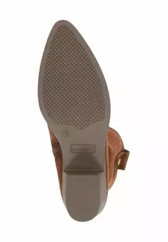 Ковбойские/байкерские ботинки по щиколотку Caprice, коричневый